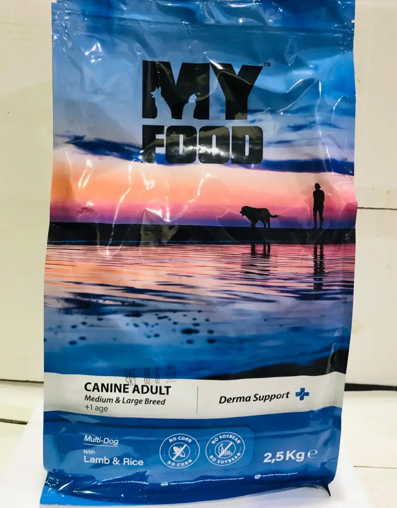 MyFood Adult Dog Food Medium & Large Breed Lamb&Rice 2.5Kg 

